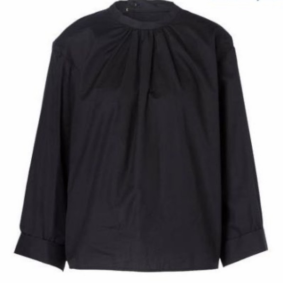 NWT Maje Black Open Back Blouse - Picture 2 of 6